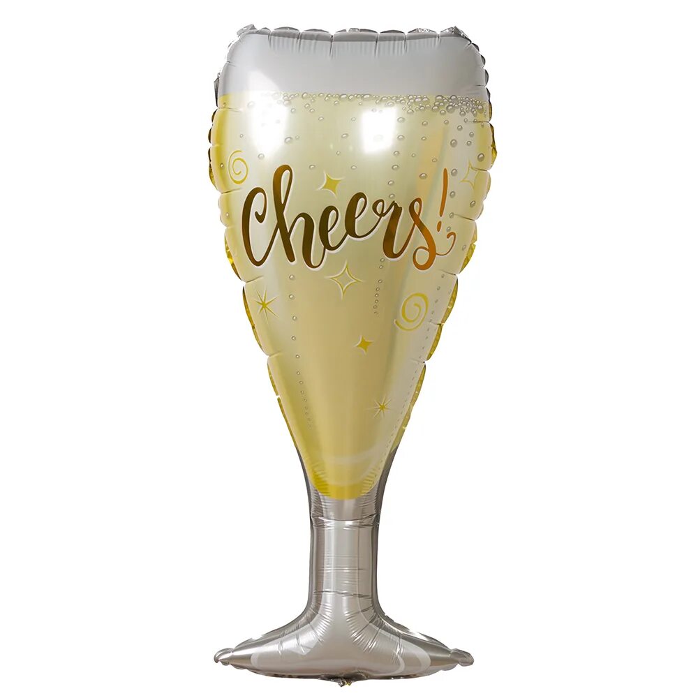 Шар фигура бокал шампанского. Шар бокал шампанского. Бокал cheers шар. Шарики в бокале. Шар фольга шампанское бокал.