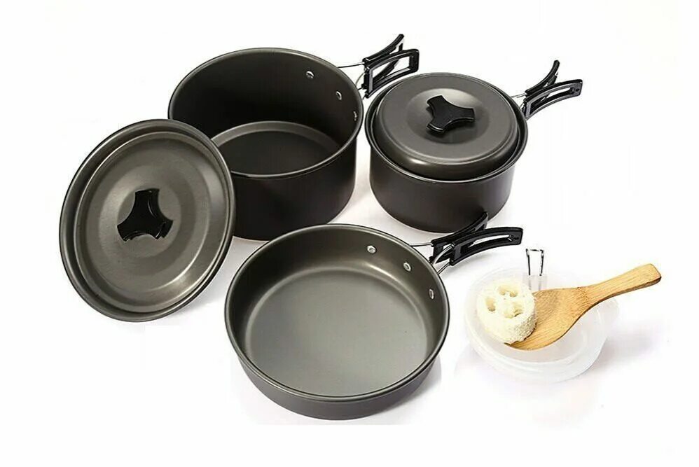 Набор туристической посуды Cooking Set 300. Набор посуды Cooking Set  sy-200. Набор посуды походный Cooking Set sy-200. Набор посуды Camping al-207.