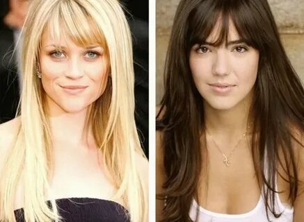 прическа лесенка на длинные волосы с челкой