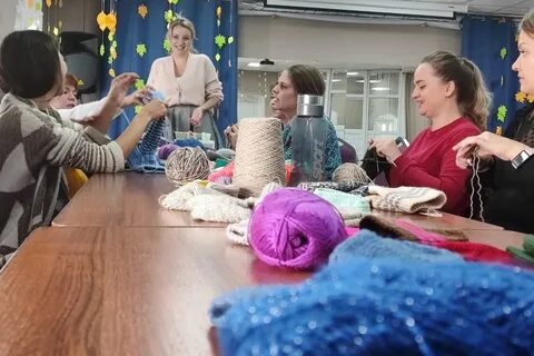 1 мастерица связала шерстяной
