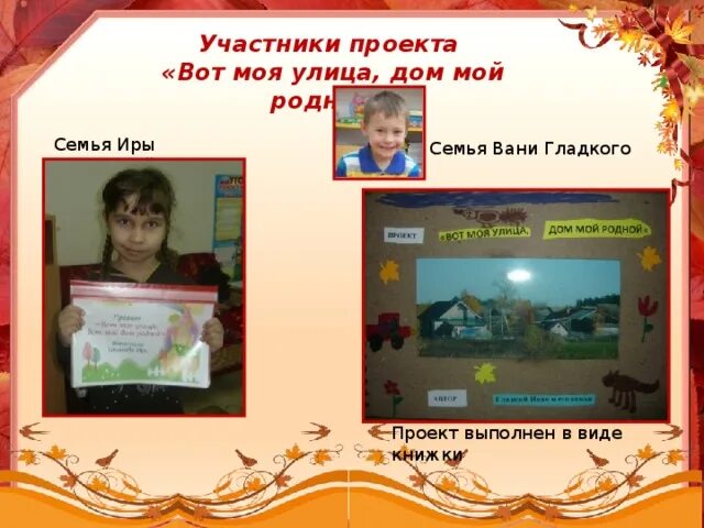 Творческий проект моя малая родина