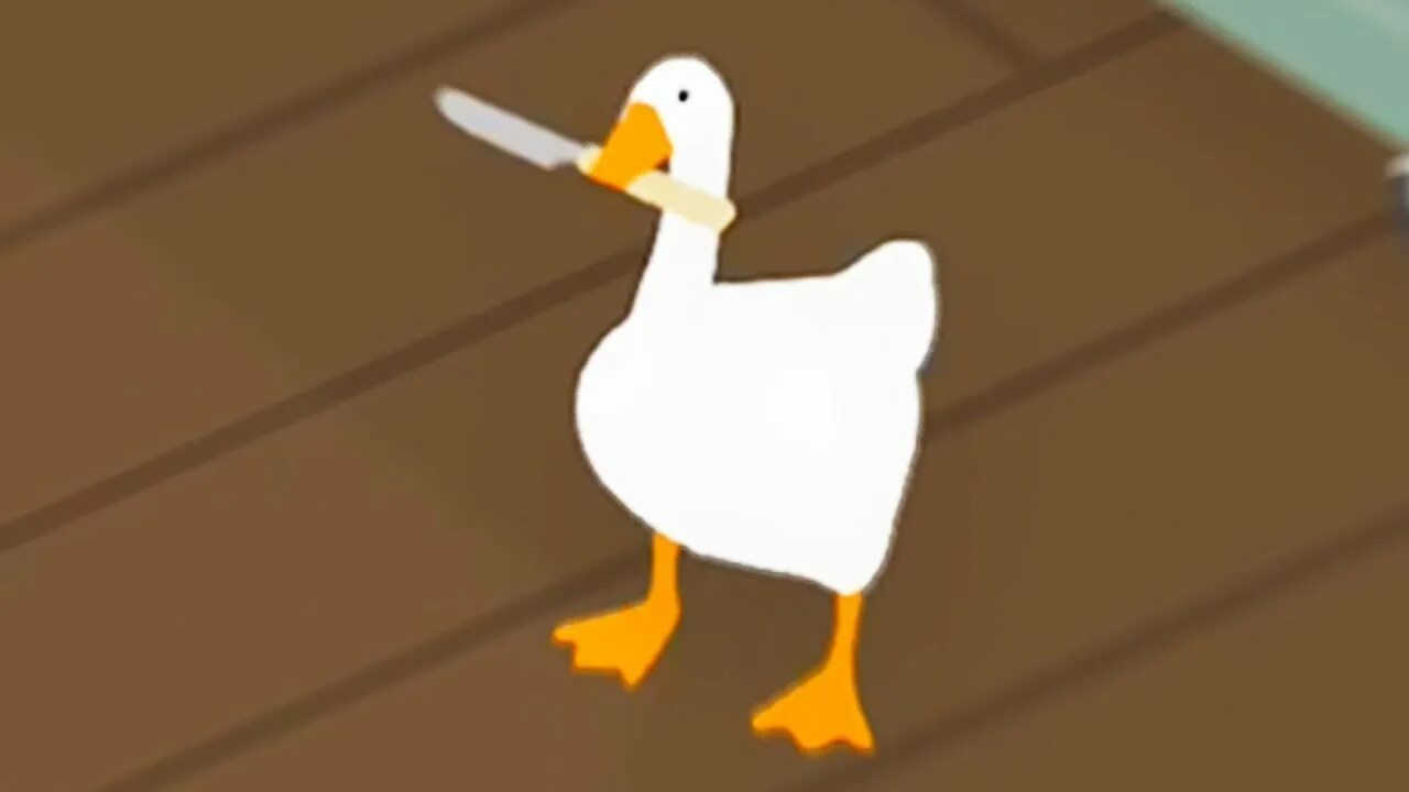 Гусь из untitled Goose. Гусь из untitled Goose game. Гусь с ножом. Гусь с ножиком. Озвучил гуся