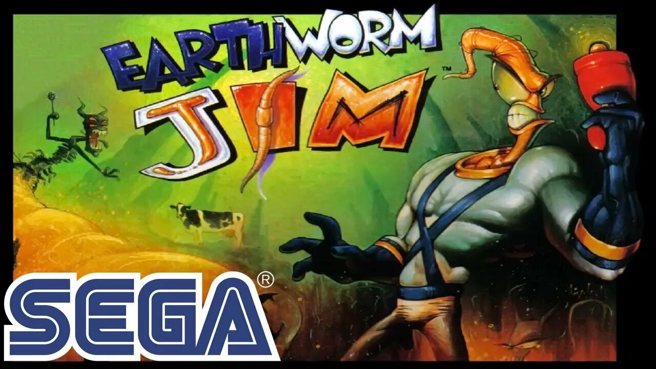 Игра jim. Червяк джим 2 сега. earthworm jim 1 sega. червяк джим игра сега. червячок джимми игра на сега.