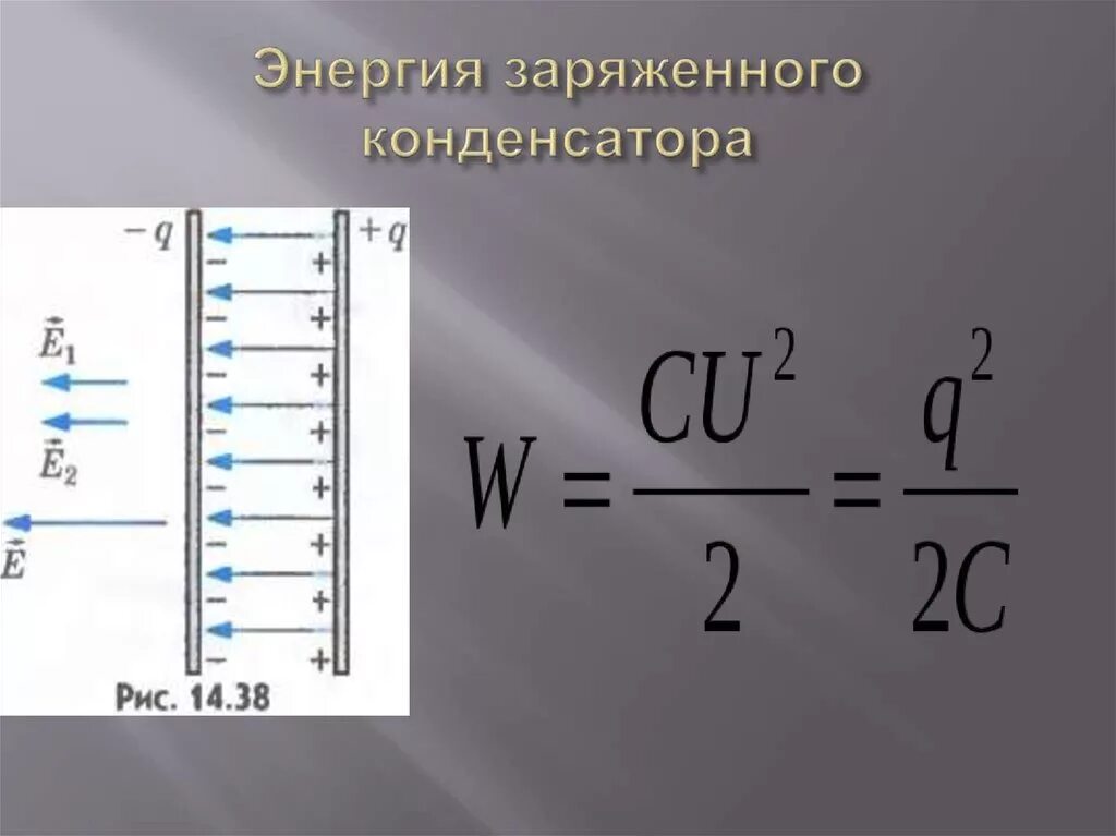 Применение конденсаторов физика 10. Энергия заряженного конденсатора формула. Физика энергия конденсатора. Конденсаторы энергия заряженного конденсатора. Энергия заряженного конденсатора физика формула.