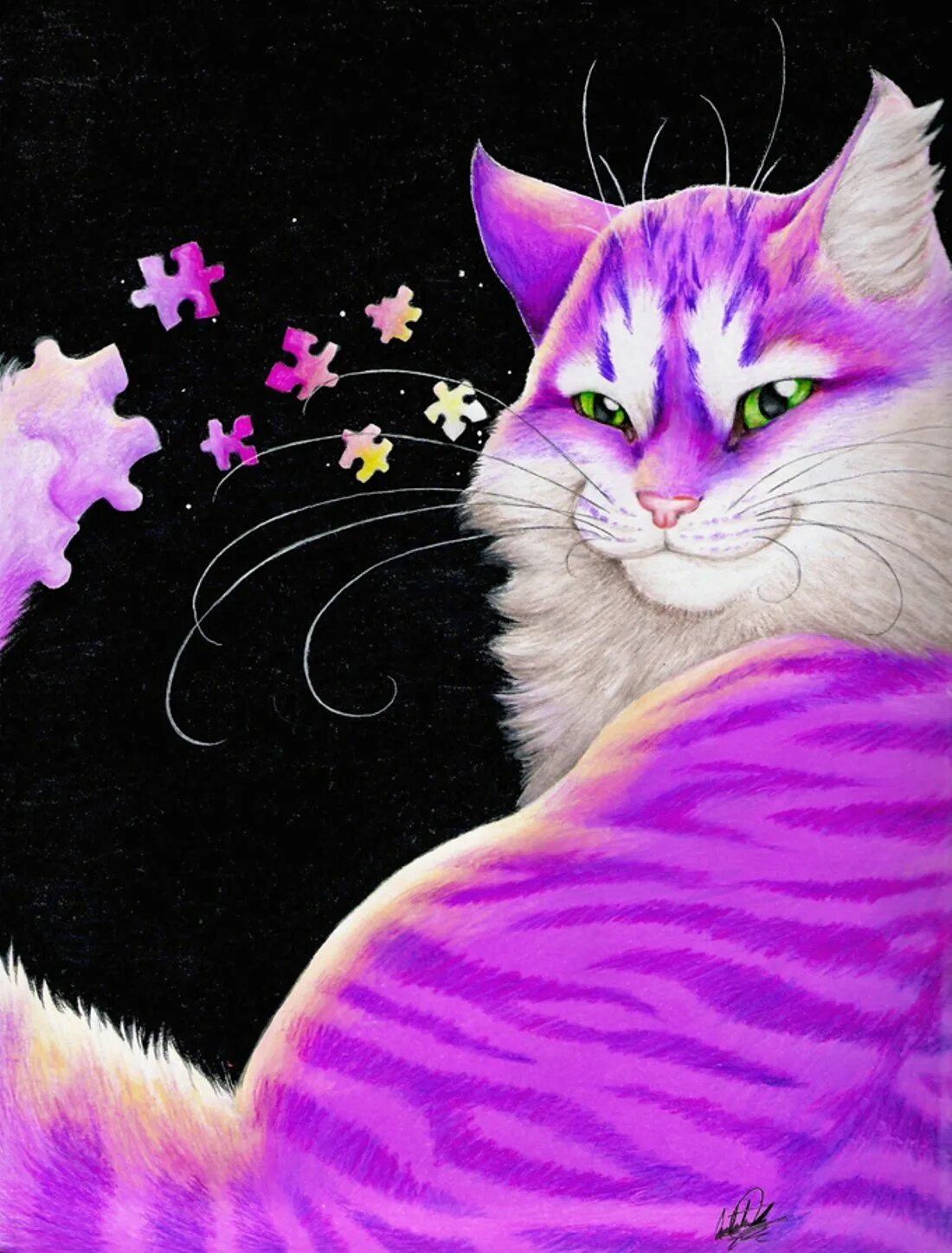 Котик на розовом фоне. Розово фиолетовый кот. Фиолетовые коты. Фиолетовая кошка. Фиолетовые коты.