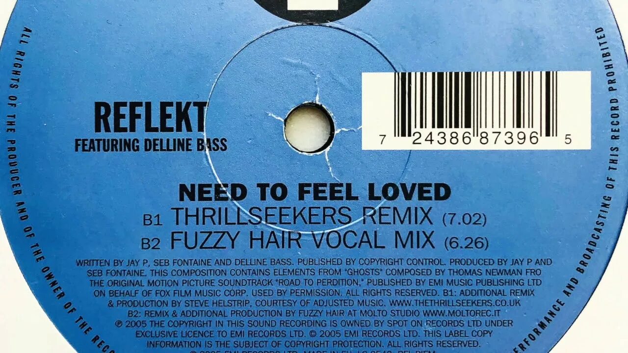 Need to feel loved reflekt delline bass