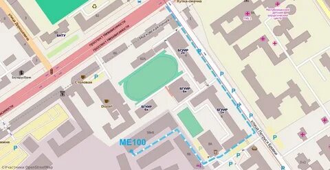 Карта минска независимости