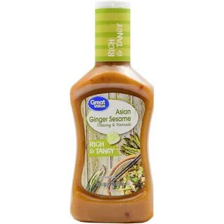 Great Value Asian Ginger Sesame Dressing & Marinade, 16 fl oz - Walmart...