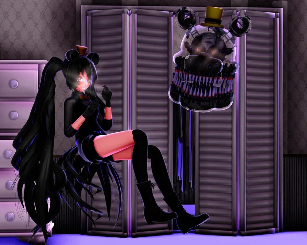 ФНАФ 9 ММД. MMD FNAF 4. ММД ФНАФ. Кошмар MMD FNAF. Игра фнаф девушки