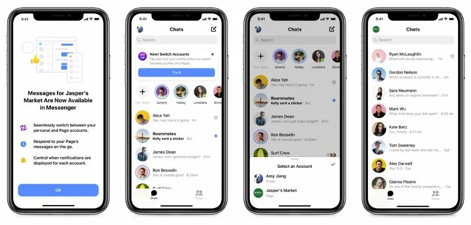 Переключение между аккаунтами. Фейсбук мессенджер сообщения. Переписка в мессенджере Фейсбук. Мессенджер Фейсбук фото. Фейсбук без мессенджера.