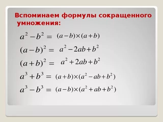 Формулы одночленов и многочленов 7 класс. Многочлены формулы сокращенного умножения. Формулы сокращенного многочлена. ФСУ формулы сокращенного умножения.