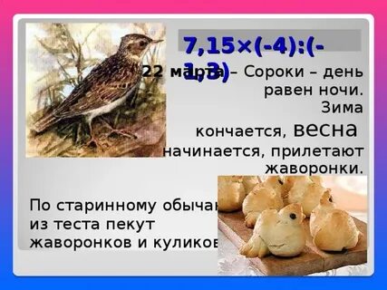 Жаворонки прилетели