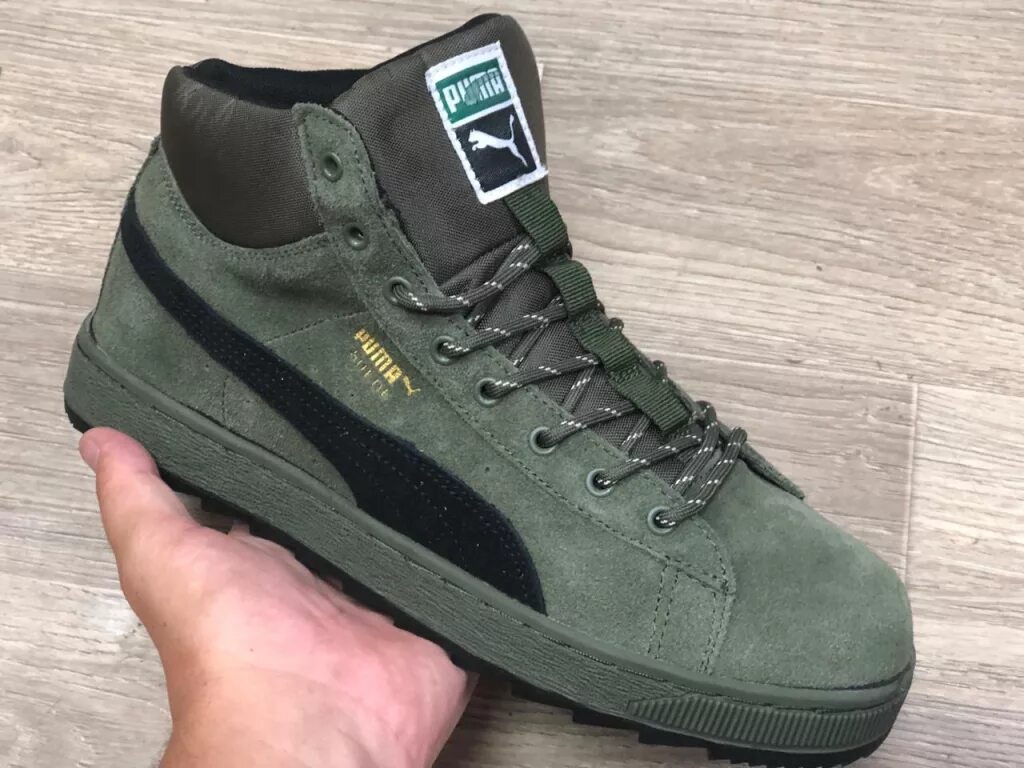 Пума зимние мужские. Puma Suede Winter Mid. Puma кроссовки Suede Winter Mid. Пума Suede кроссовки мужские зимние. Puma Suede высокие.