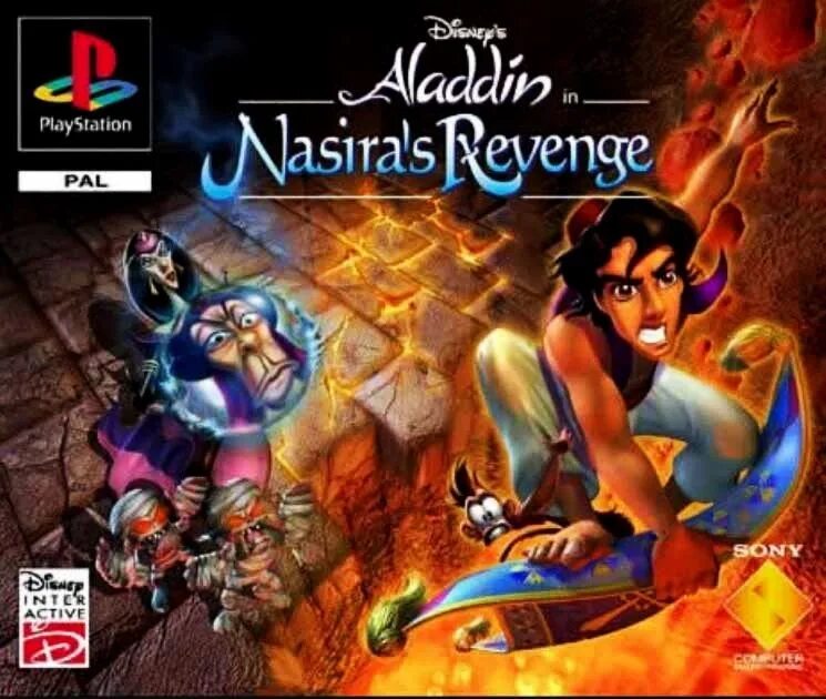 Nasira's revenge. Disney's Aladdin in Nasira's Revenge ps1. Disney's Aladdin in Nasira's Revenge ps1 обложка. Алладин плейстейшен 1. Алладин игра ps1.