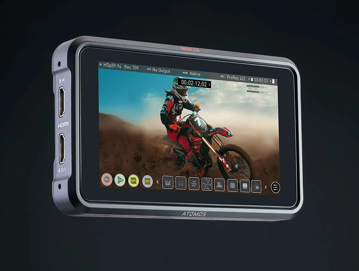 Atomos ninja 5. Накамерный монитор atomos ninja. Монитор ninja atomos. Рекордер atomos ninja. Видеорекордер atomos ninja v.