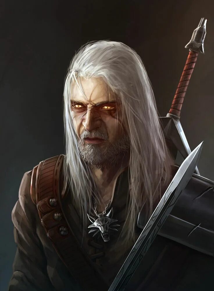 Как на самом деле выглядел геральт Young Geralt Geralt of rivia, The witcher game, The witcher geralt