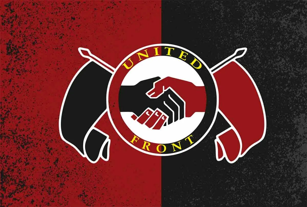 Unite fronts. United Front. Workers United Front. United Front Flag. "Song of the United Front" - einheitsfrontlied.