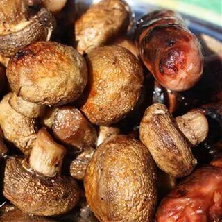 Как замариновать шампиньоны для мангала с чесноком