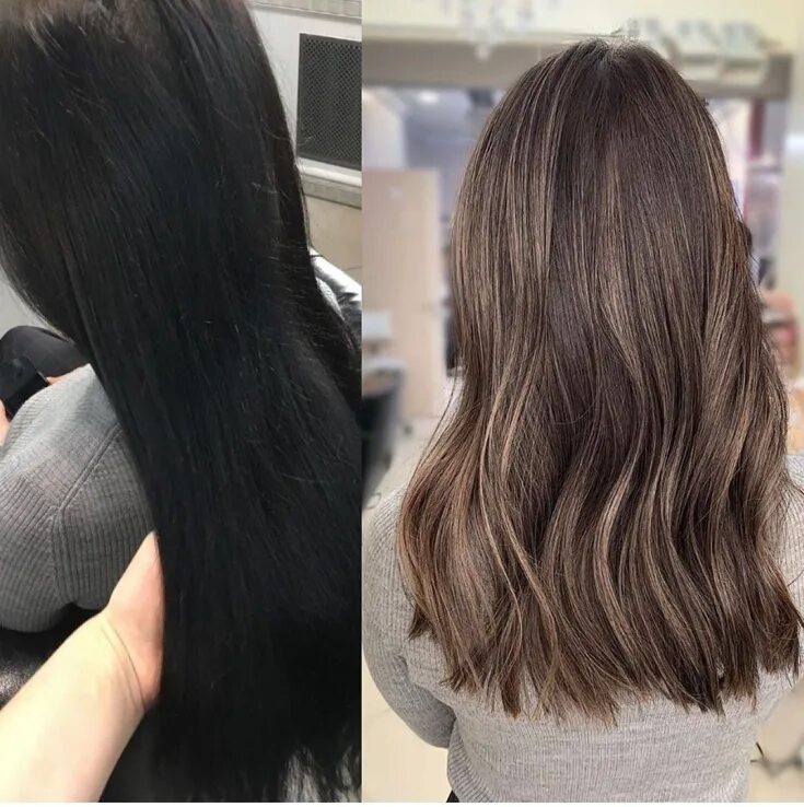 Из темного в русый. Как из черного цвета выйти в русый. Как из черного цвета выйти в русый. Окрашивание в русый цвет из темного. Окрашивание из темного в русый.