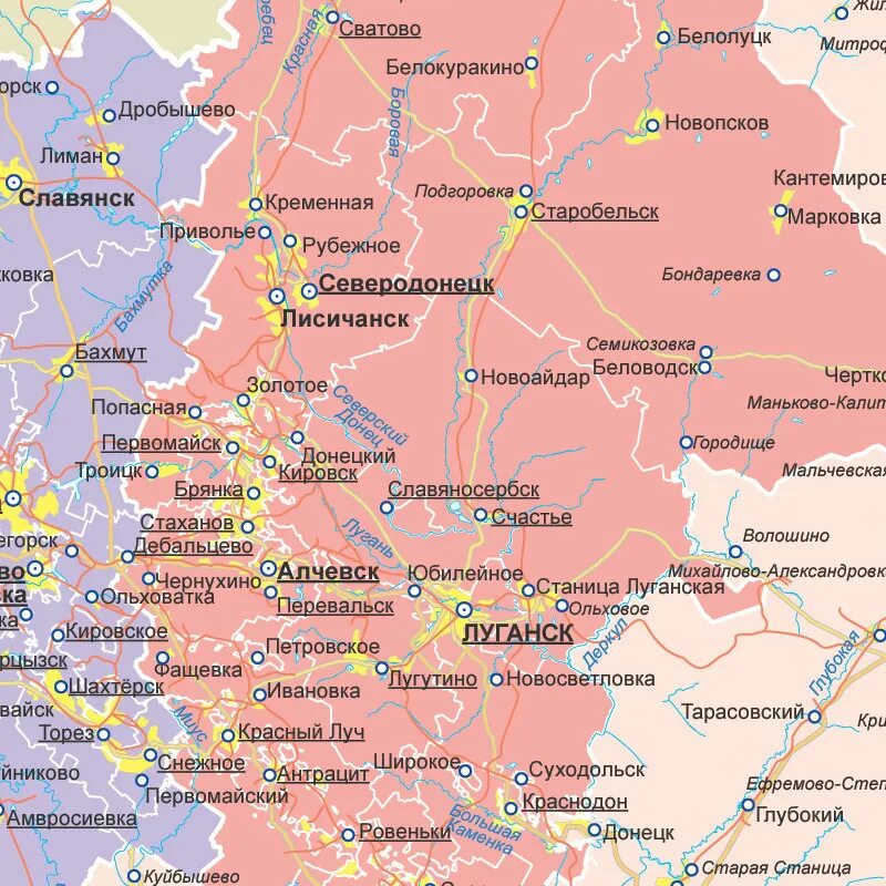 Луганская область города и поселки. Новая карта России с новыми территориями. Карта новых рубежей России. Карта России с новыми территориями 2022. Новые границы РФ на карте.