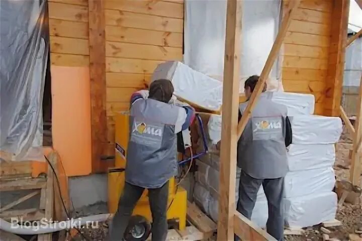 Утеплители для деревянных наружных стен