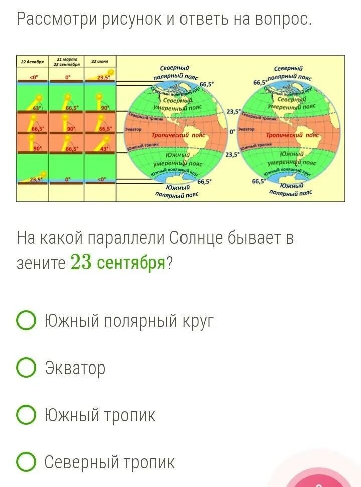 В Зените солнце бывает на параллели. На какой параллели солнце бывает в Зените. Солнце в Зените на параллели 23 сентября. Солнце в Зените над южным тропиком. Солнце в зените 20 21 июня