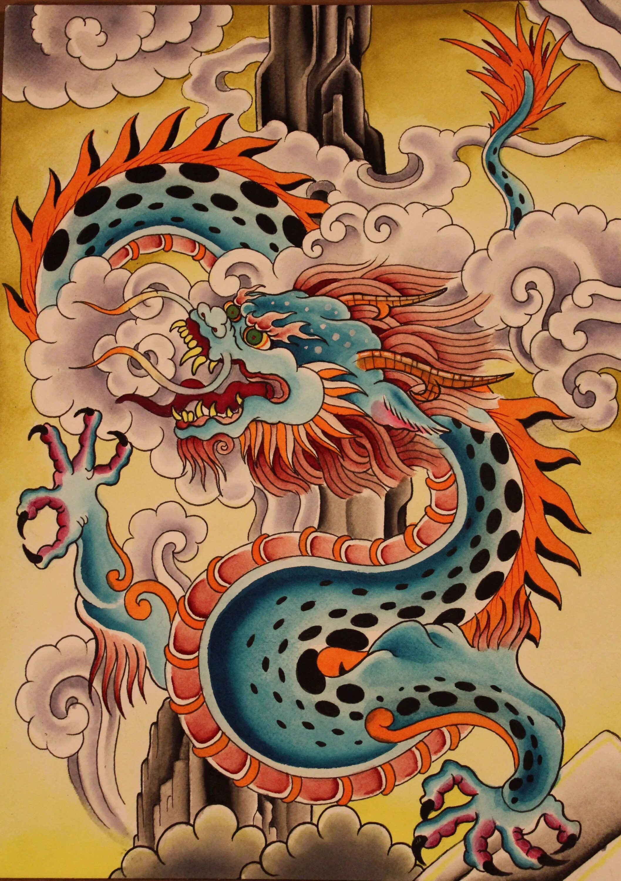 Японский Рю дракон. Китайский дракон буддизм. Драконы в японской мифологии. Дракон Рюдзин Япония. Китайский японский дракон