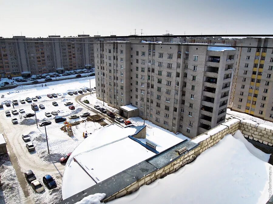Регион44 - На крыше многоквартиного дома в Костроме, увеличенная фотография