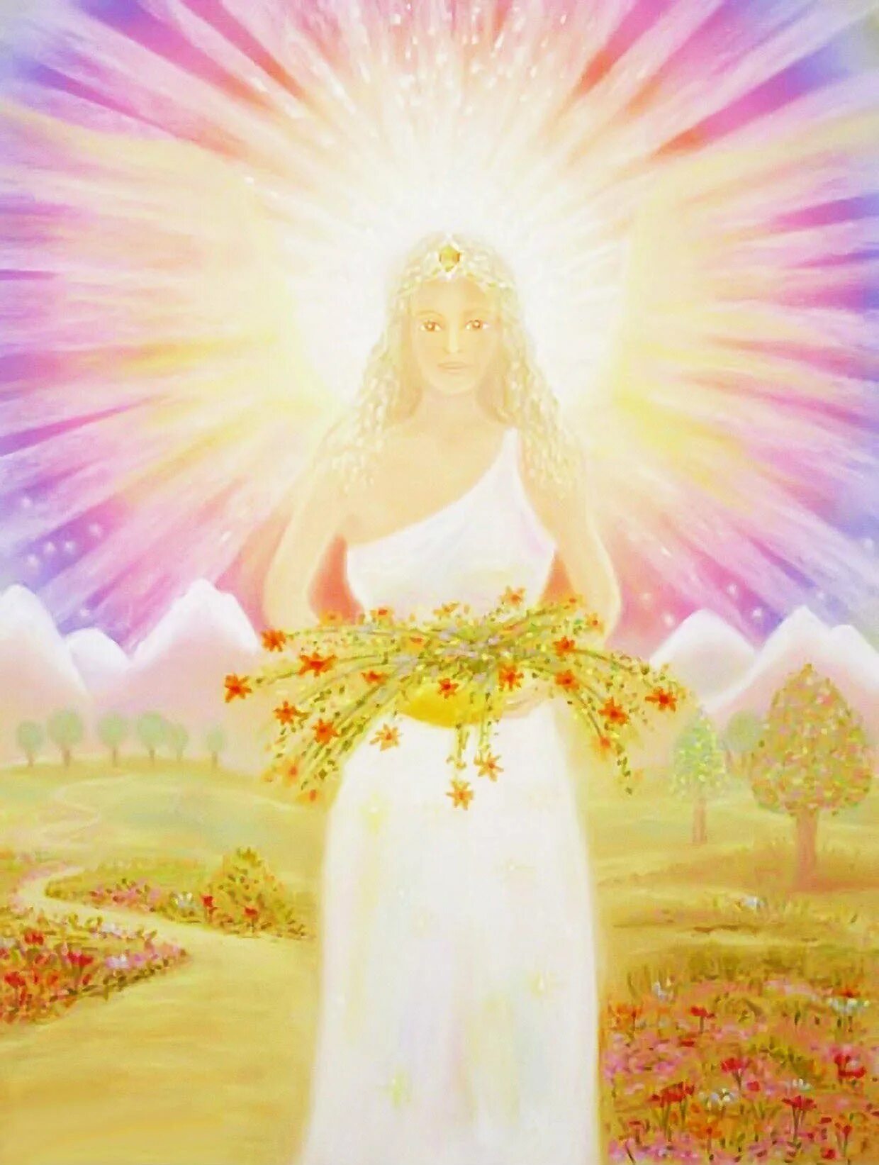 Несущая свет 2. Солнечная богиня. Солнечная женщина. Богиня свет. Сияющая женщина.