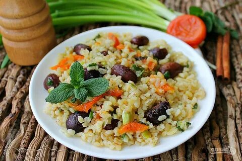 Гарниры из круп и овощей