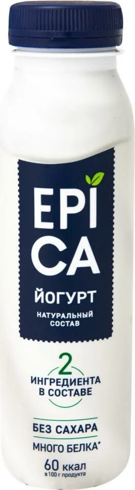 Epica питьевой. Epica йогурт питьевой без сахара. Йогурт Эпика без сахар. Питьевой йогурт Epica без сахара и добавок. Эпика без сахара питьевой.