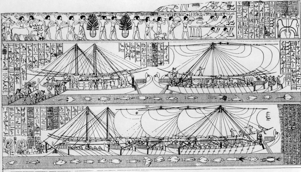 Экспедиция в страну. Экспедиция в страну. Хатшепсут фреска. Экспедиция в страну. Корабль египтян хатшепсут.