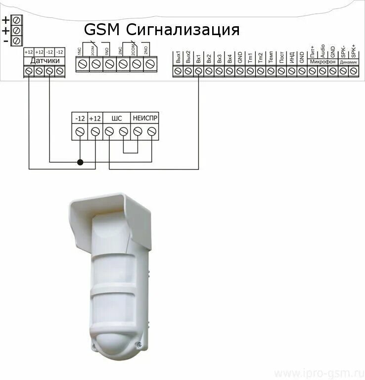Извещатель Пирон-8. Схема подключения объемного датчика движения охранной сигнализации. Схема подключения проводного датчика движения к сигнализации. Схема подключения датчиков движения охранной сигнализации.