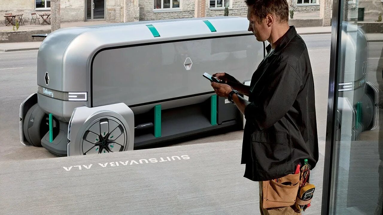 Easy renault. Renault ez pro. renault concept ez pro. renault ez-ultimo. доставка будущего.