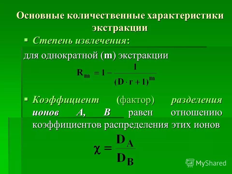 рыночная экстракция