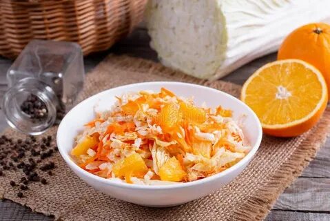 Капуста с апельсином