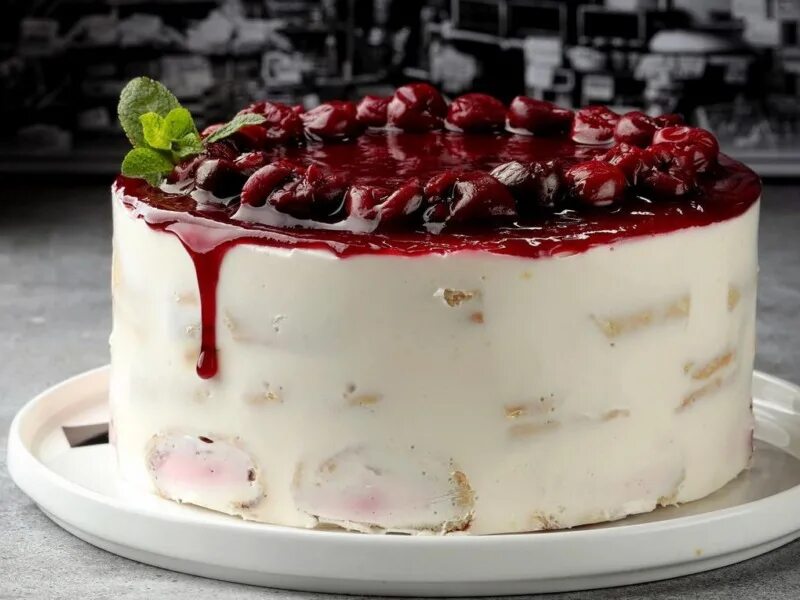 Торт, с, вишней, и, сметанном, кремом. Торт вишня со сметаной. Шварцвальдский вишневый торт. Торт с вишней и сметанным кремом. Торт сметанный с вишней.