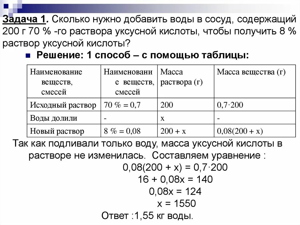 Задачи на смеси таблица. Решение задач на смеси. Задачи на смеси и сплавы таблица. Задачи на растворы с водой. Количество воды в тесте