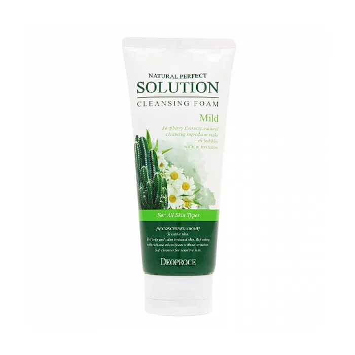 Solution cleansing foam. ДП Foam пенка для умывания Кактус, Ромашка natural perfect solution Cleansing Foam 170g. Умывалка для лица Foam Cleanser. Пенка для умывания 170 мл. ДП пенка для умывания улиточная Deoproce natural perfect solution Cleansing Foam Snail 170гр.