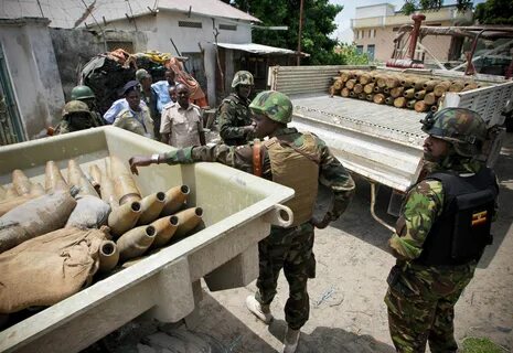 Somali army warns about al-Shabab mines in Mogadishu.
