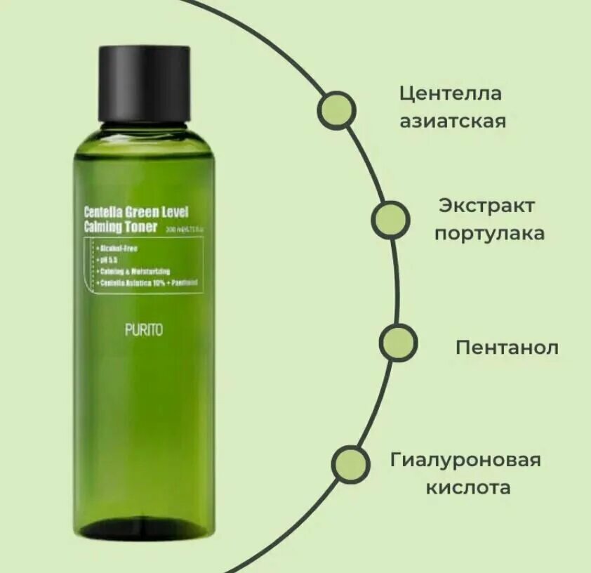 Purito успокаивающий тонер для лица Centella Green Level Calming Toner 200мл. Тоник Purito с центеллой. Purito Centella Green Level Calming Toner купить. Пурито центелла Грин левел крем для кожи вокруг глаз.