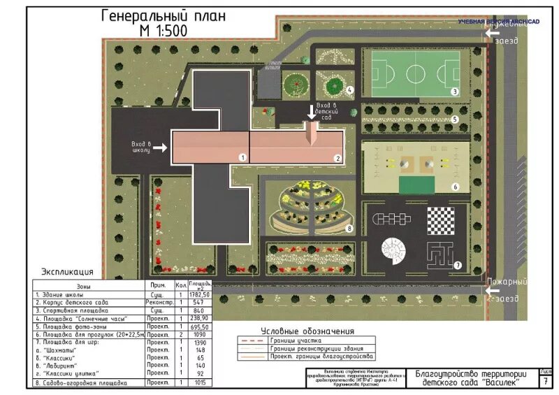 План территории детского сада. План-схема озеленения участка территории ДОУ. Благоустройство территории школы генплан. Схема озеленения участка в ДОУ. План территории детского сада чертеж.