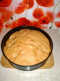 Тесто для шарлотки с яблоками