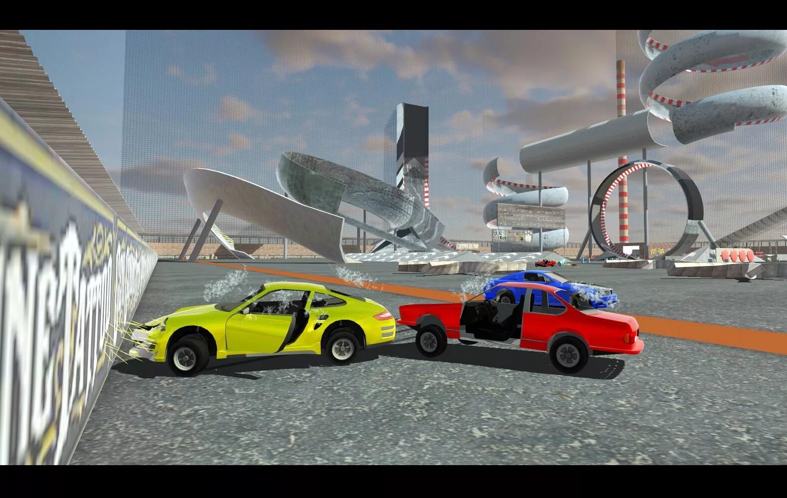 Roller race simulator