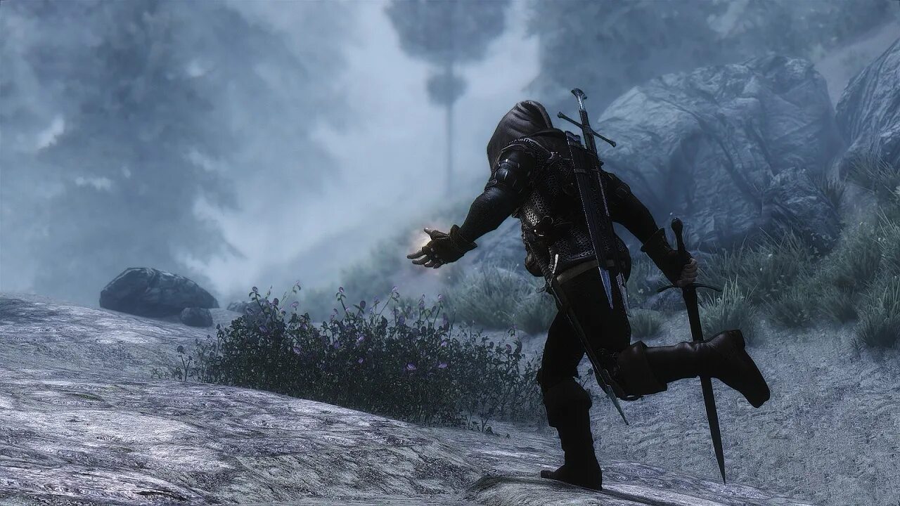 Skyrim animations mod