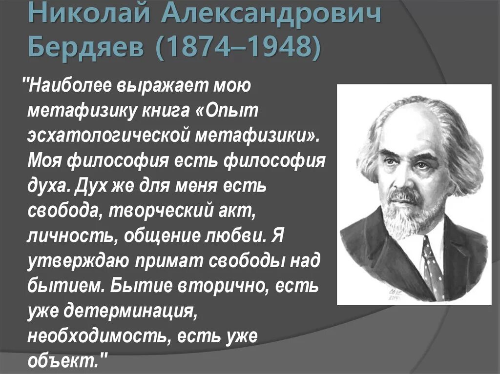 Н.А. Бердяев (1874 – 1948). Н Бердяев философ. Б н бердяев