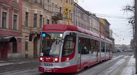 Трамвай 3 санкт петербург