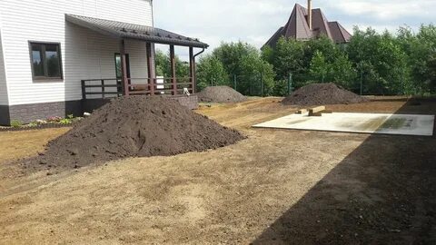 Выравнивание участка область