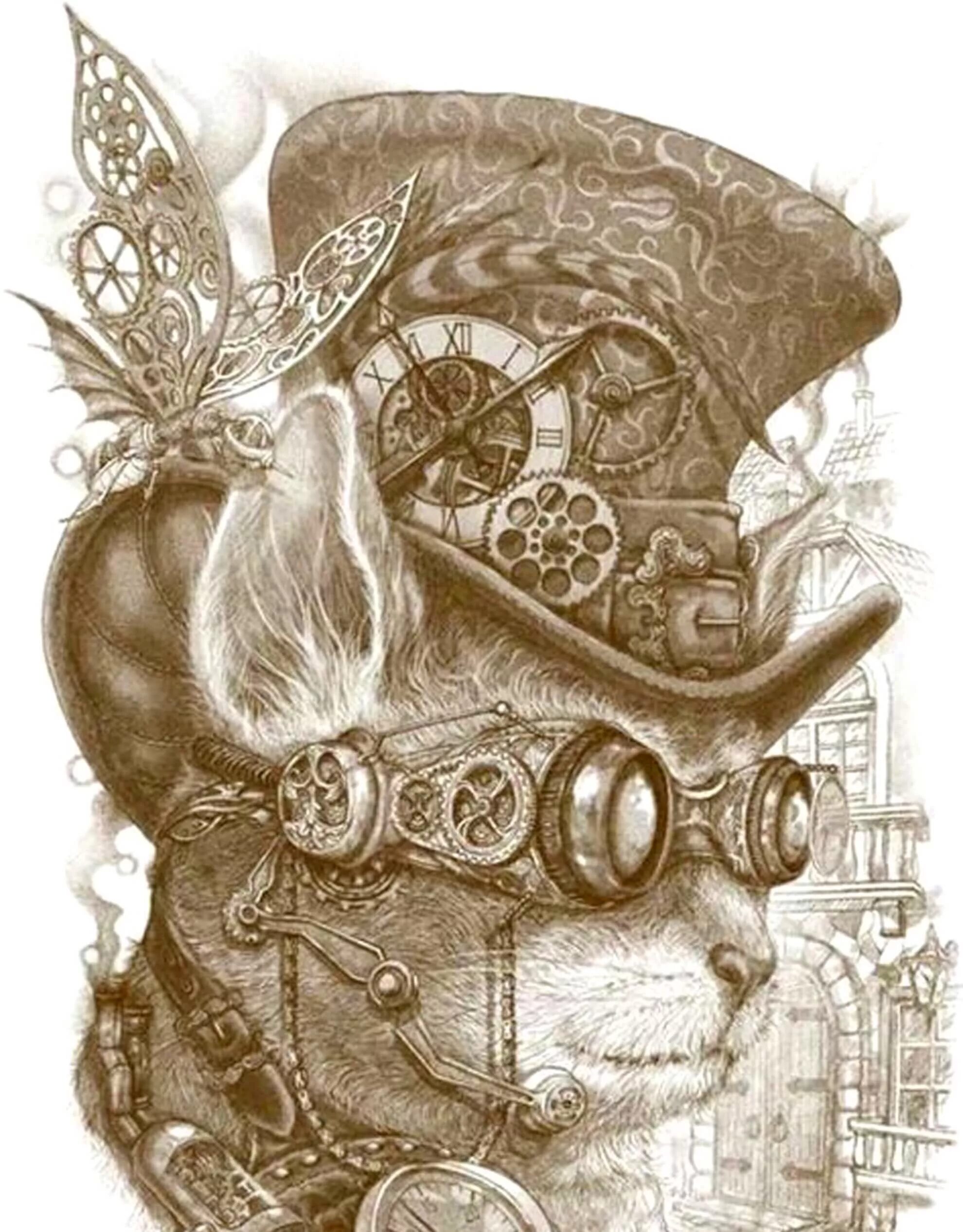 Стимпанк животные. Стимпанк кот. Животные в стиле стимпанк. Стимпанк кот. Кот стимпанк картинки.