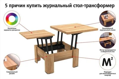 Сборка столика трансформера